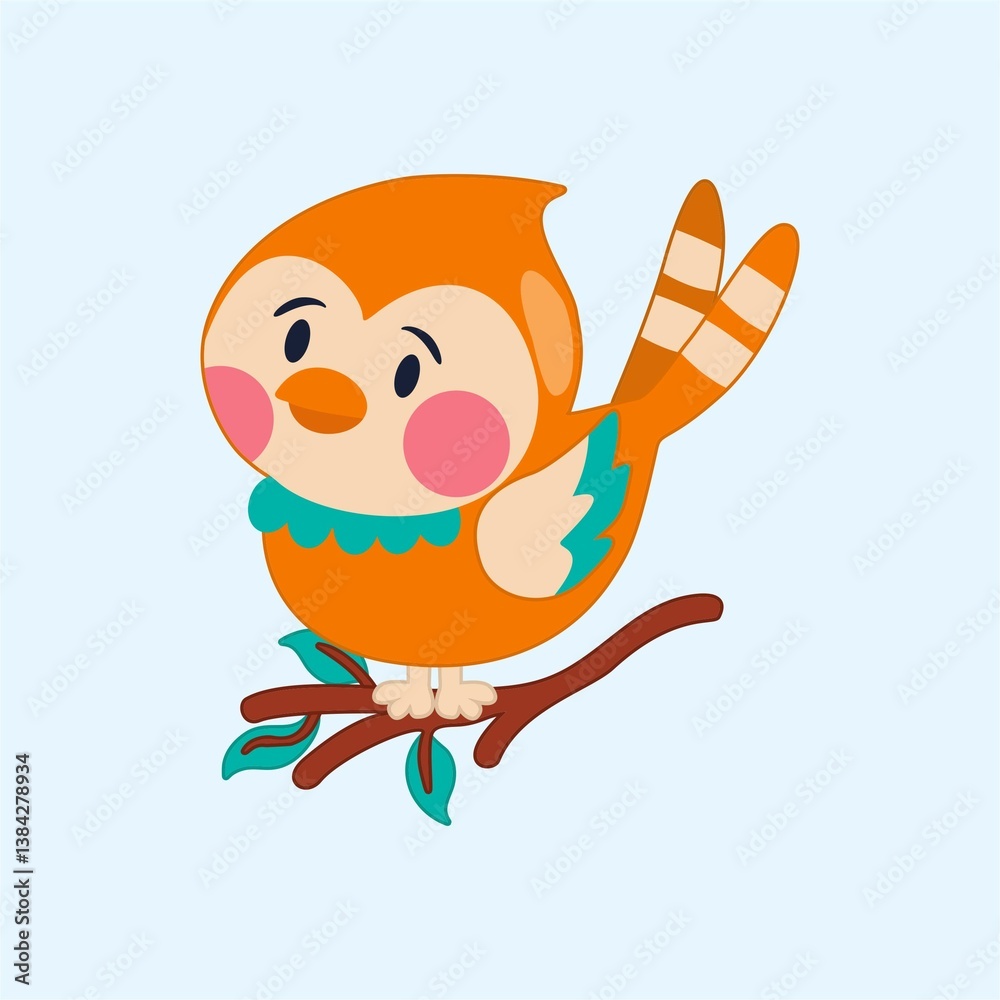 Fototapeta premium Bird Illustration