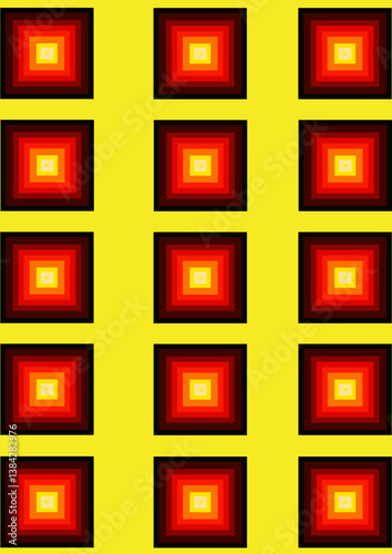 Seamless colorful checkered pattern. Regular signal geometric patterned wrapping paper, wallpaper, background. Program Inkscape.