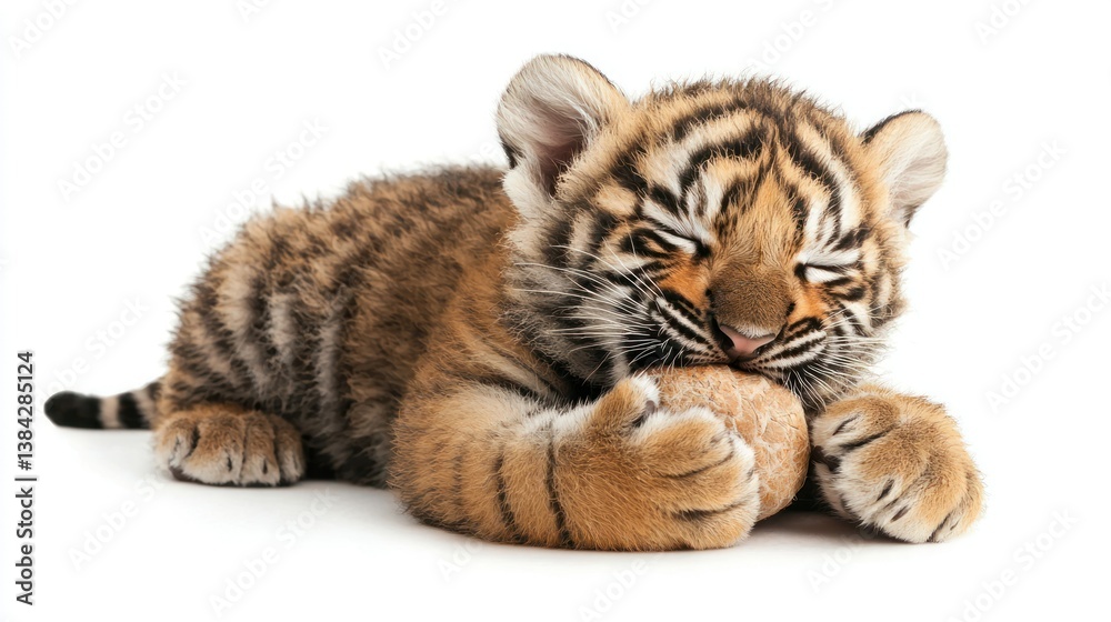 Fototapeta premium Tiger isolated on white background