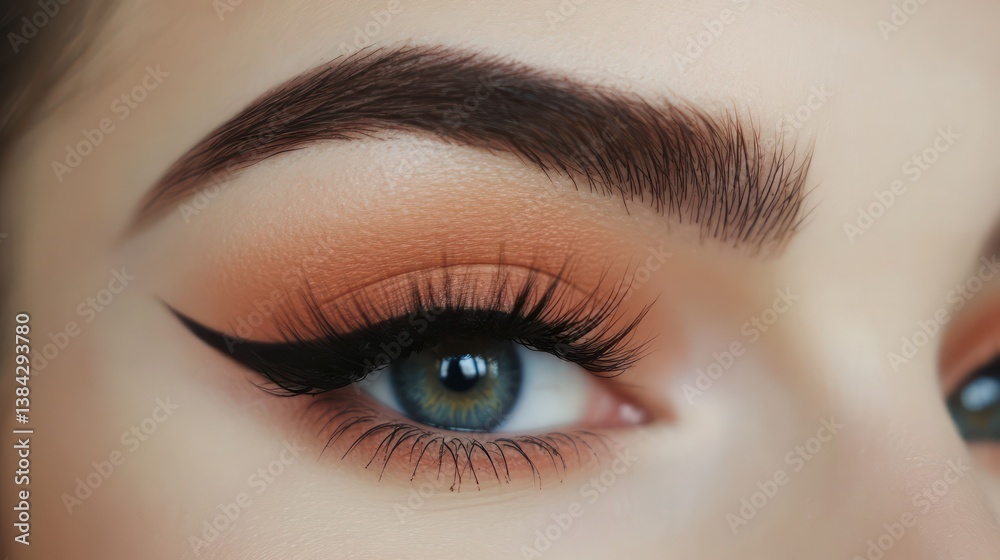 Obraz premium Makeup Woman Eye Closeup