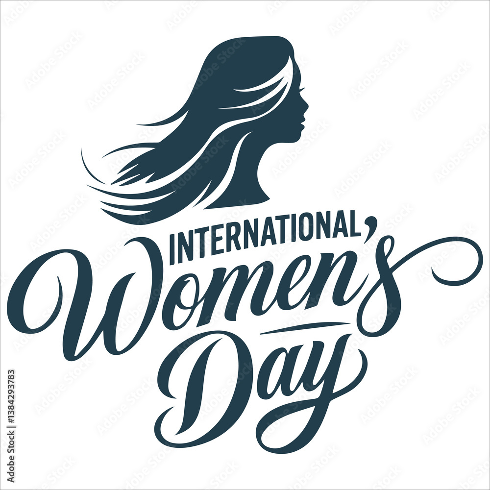 international women's day typography international women's day typography