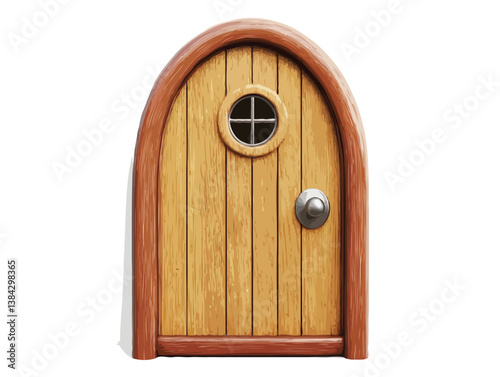 old wooden door