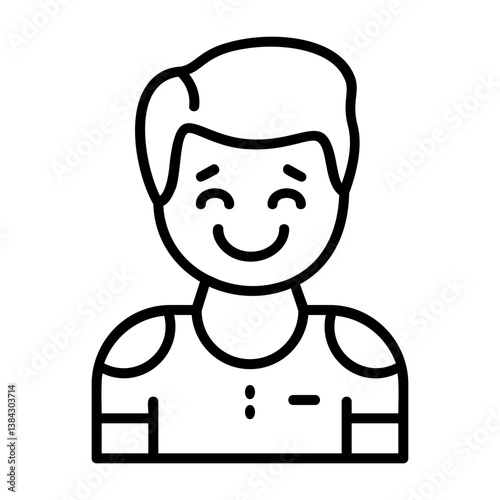 Affection Outline Style Emotion Icon