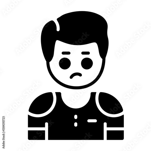 Curiosity Solid Style Emotion Icon