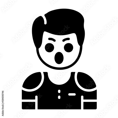 Awe Solid Style Emotion Icon