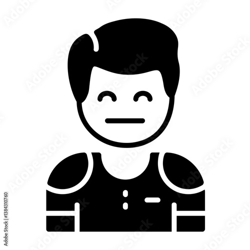 Empathy Solid Style Emotion Icon
