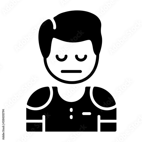 Anticipation Solid Style Emotion Icon