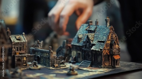 Tabletop Miniature Wargame: A Ruined Cityscape