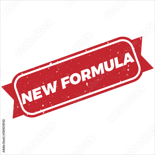 New Formula round stamp icon grunge distressed style