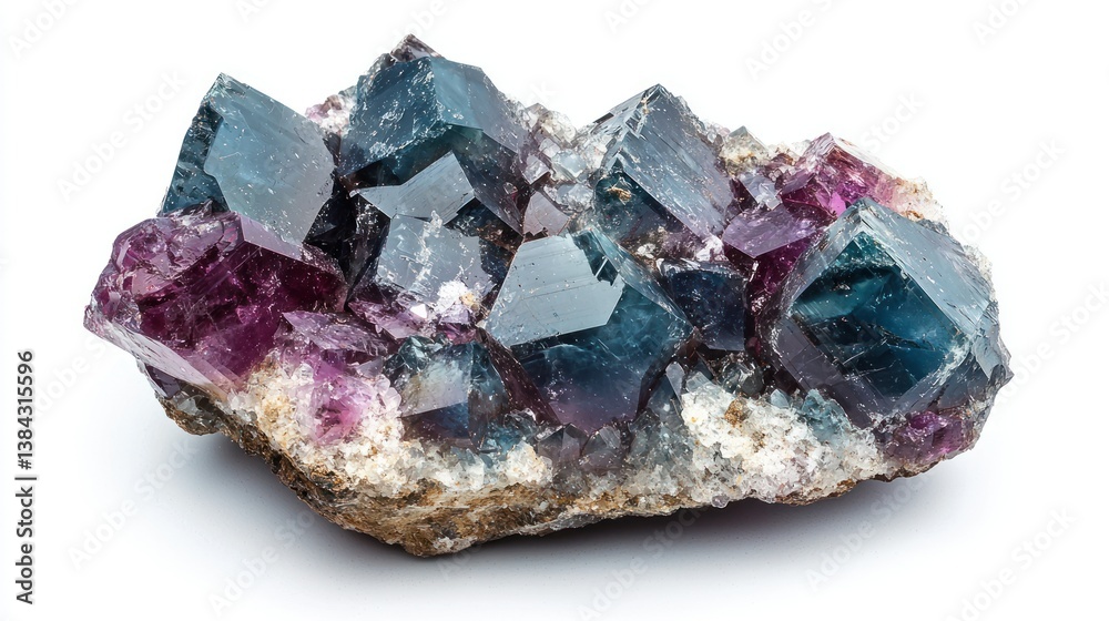 Fototapeta premium Alexandrite isolated on white background