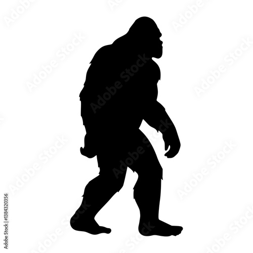 Legendary Bigfoot Silhouette Image | Mystery Shadow