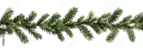 Christmas pine garland