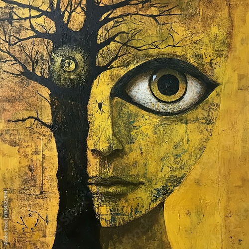 The Soul's Landscape: An Abstract Expression of the Human Psyche