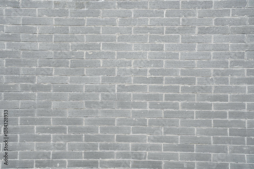 Grey brick wall texture background