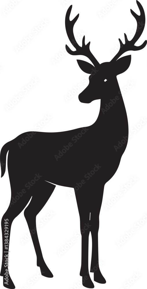 deer vector silhouette, deer vector illustration,deer vector art, deer vector logo deer vector silhouette, deer vector illustration,deer vector art, deer vector logo