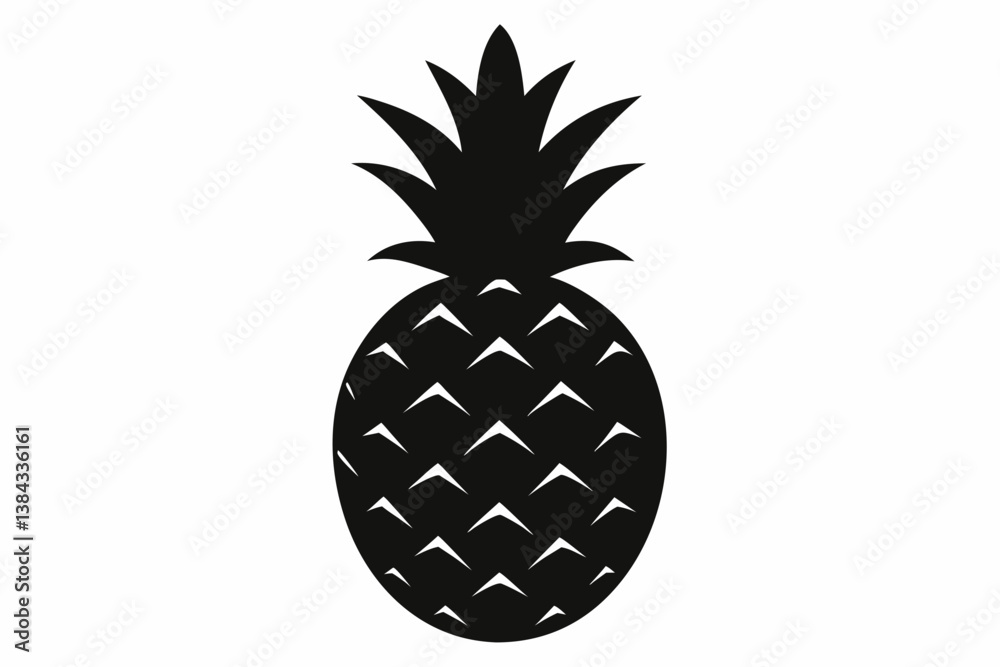 Obraz premium pineapple with a pineapple
