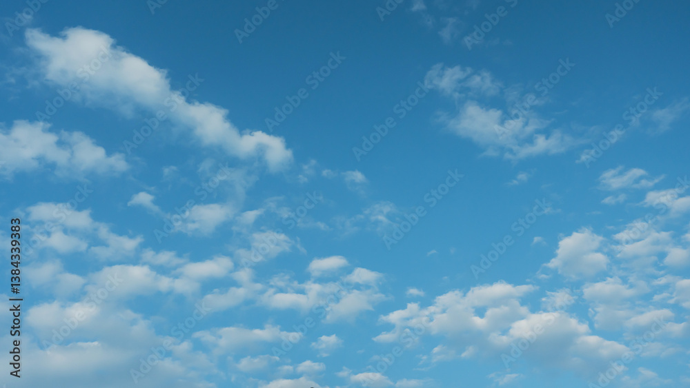 Fototapeta premium white clouds against blue sky background