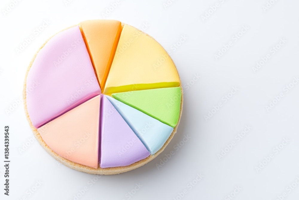 A sleek, modern pie chart representing budget allocation A sleek, modern pie chart representing budget allocation
