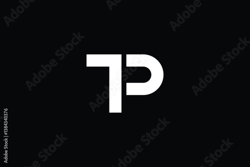 letter tp logo icon  vector design template  concept