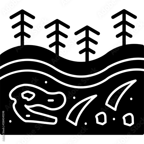 Fossils Underground Icon