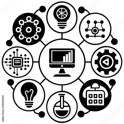 education icons set