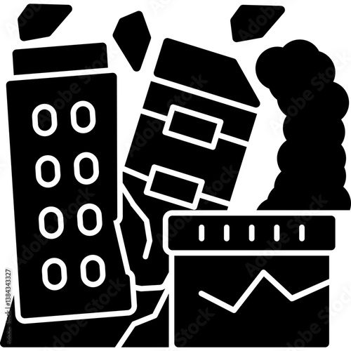 Earthquake Damage Icon