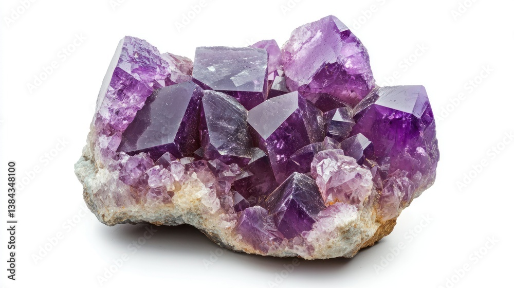 Fluorite isolated on white background Fluorite isolated on white background