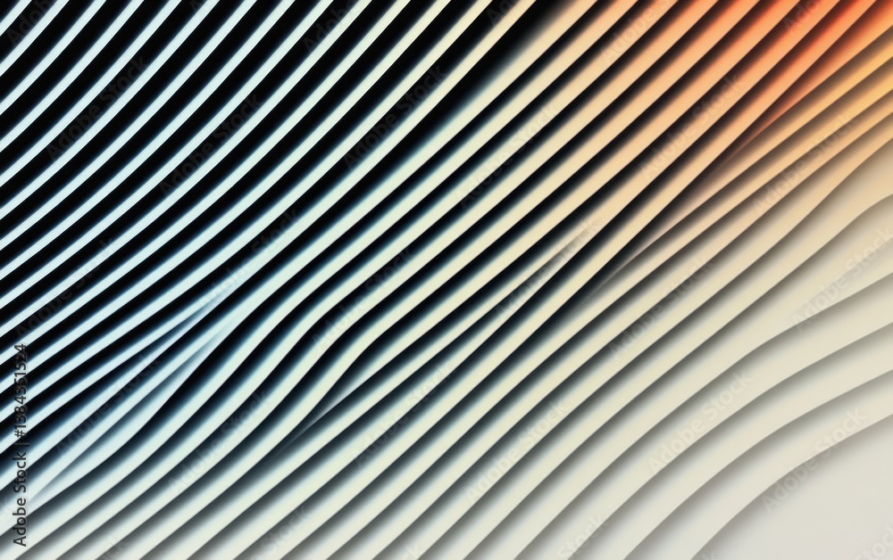 Obraz premium Abstract Layered Gradient Wave Background