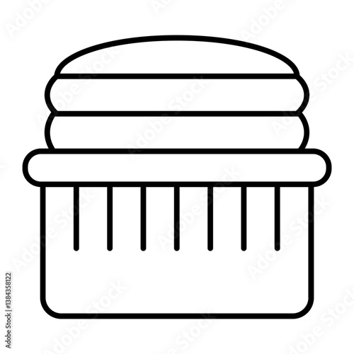 Soufflé outline icon