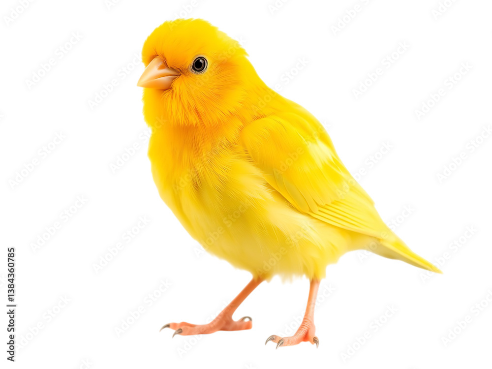 Captivating Canary Songbird Photographic Portrait Captivating Canary Songbird Photographic Portrait