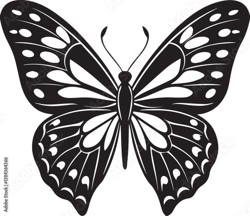 butterfly vector illustration, butterfly clipart, butterfly silhouette vector illustration, butterfly silhouette vector black and white