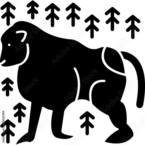 Baboon Icon