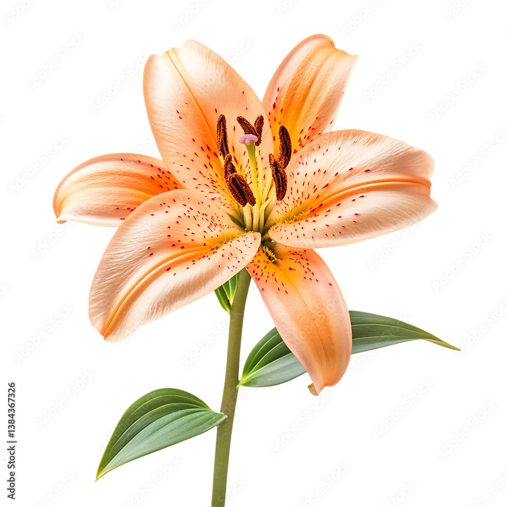 Naklejka premium Asiatic Lily Flower png