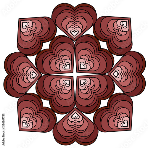 seamless floral pattern,Geometric nature style, Can be used for labels, packages, cards, prints, web design, fashion, leaflet, cosmetics invitations etc. Editable vector illustration file. 