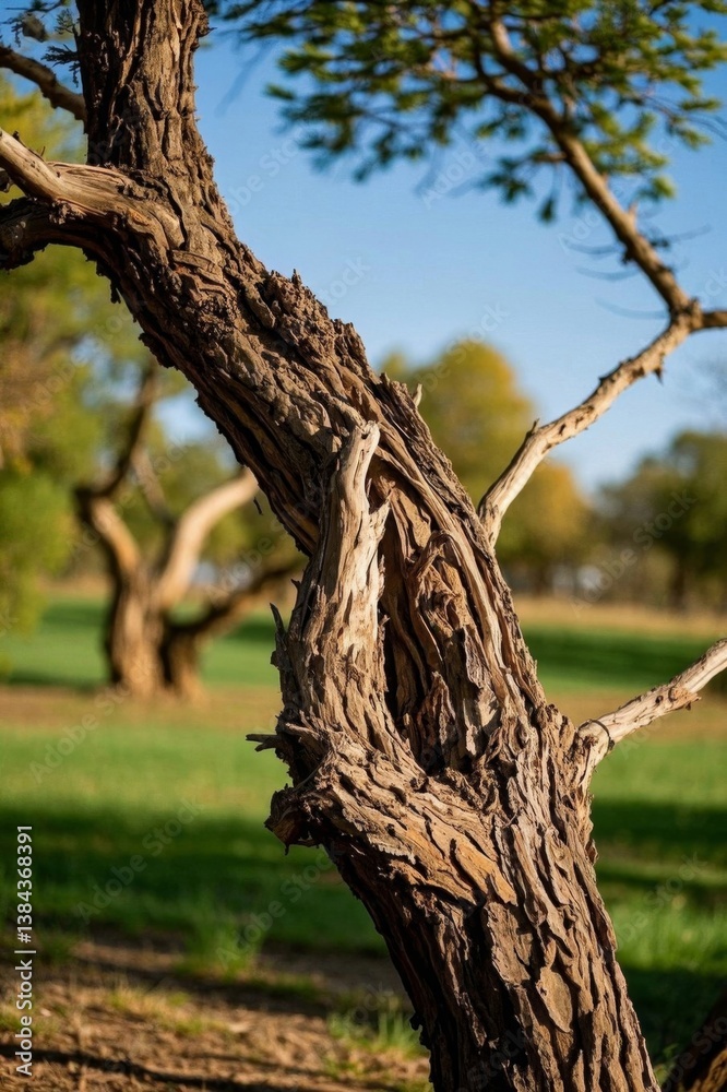 Fototapeta premium there is a tree that has a knot on it