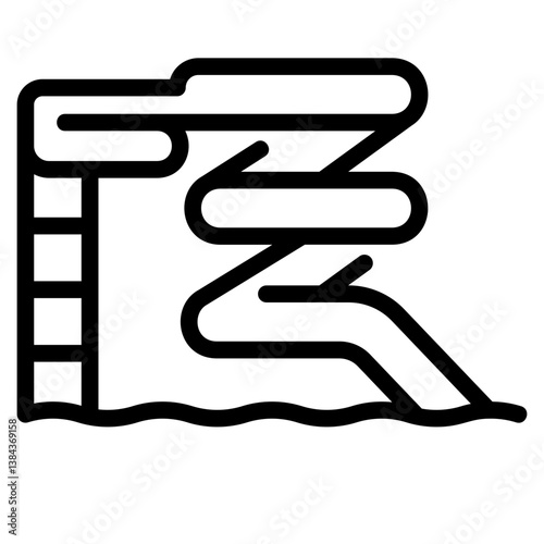 Zigzag Water Slide