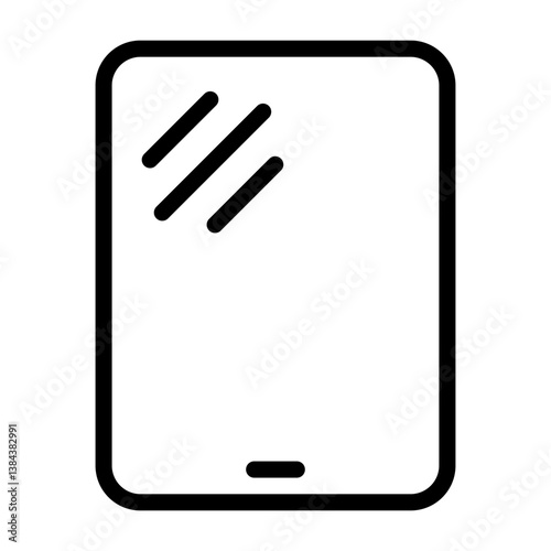 Tablet Outline Icon
