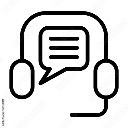 Tech Support Outline Icon