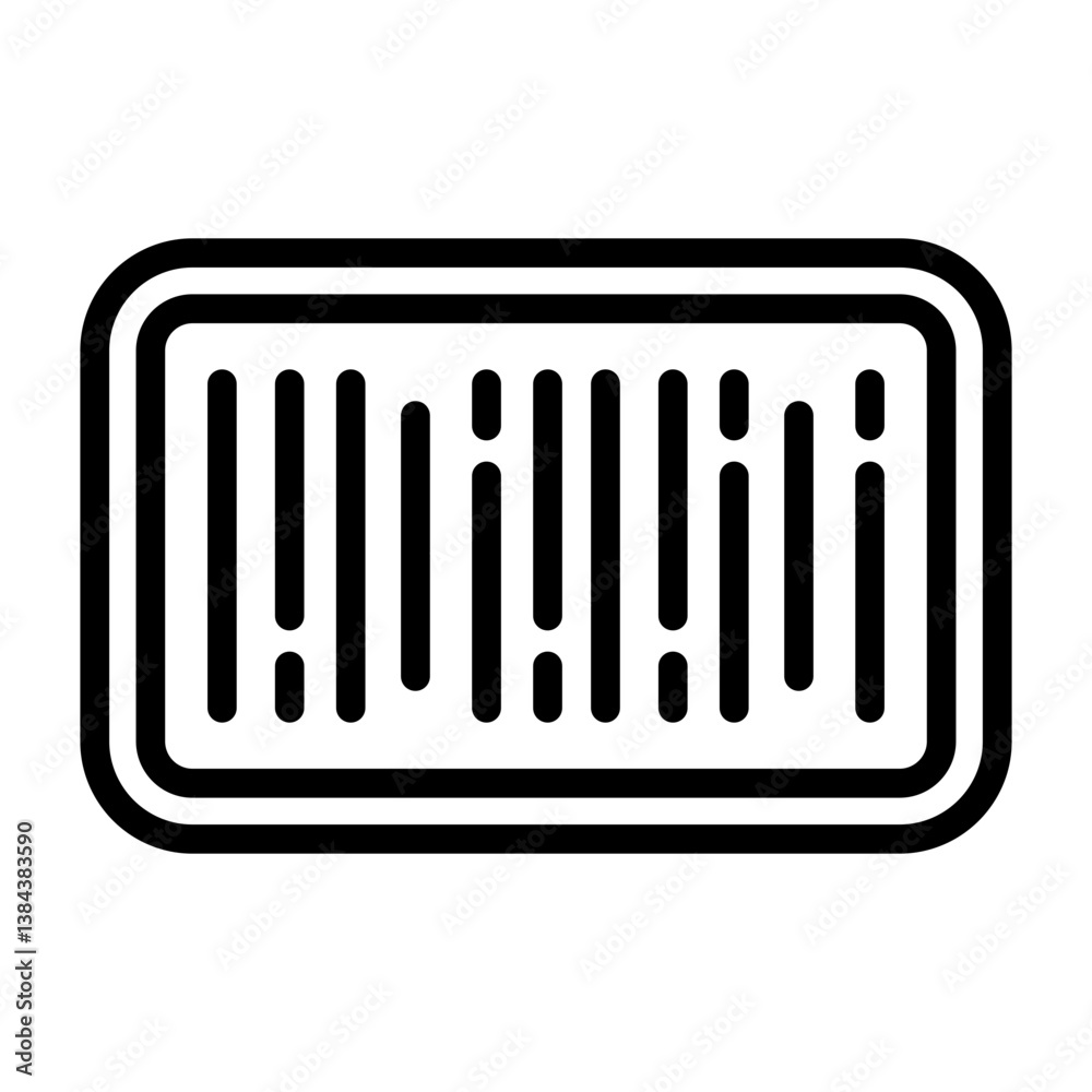 Barcode Outline Icon Barcode Outline Icon