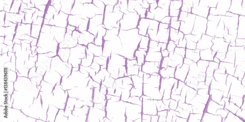 Abstract background in pink, white. Grunge texture pink and Background of cracked white paint. Ceramic tile pattern. Exfoliate surface. Fine cracks surface. Vector overlay texture.