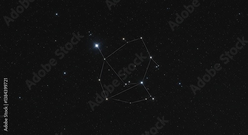 Discover the Stunning Night Sky with Bright Stars and Constellation Patterns