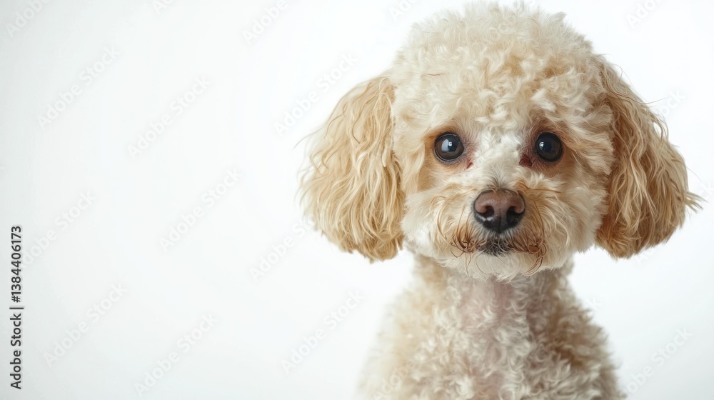 Poodle isolated on white background Poodle isolated on white background