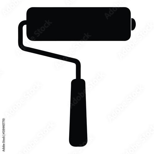 Paint Roller Tool Icon 