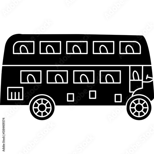 Double Decker Bus Icon