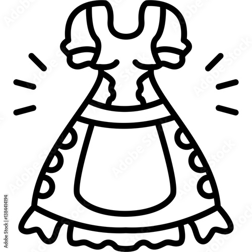 Clothes Dirndl Icon