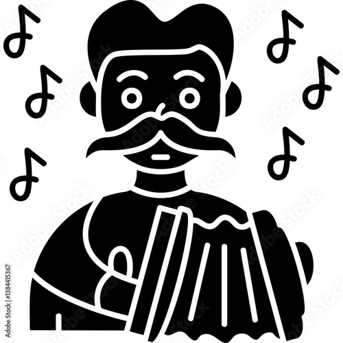 Accordionist Icon