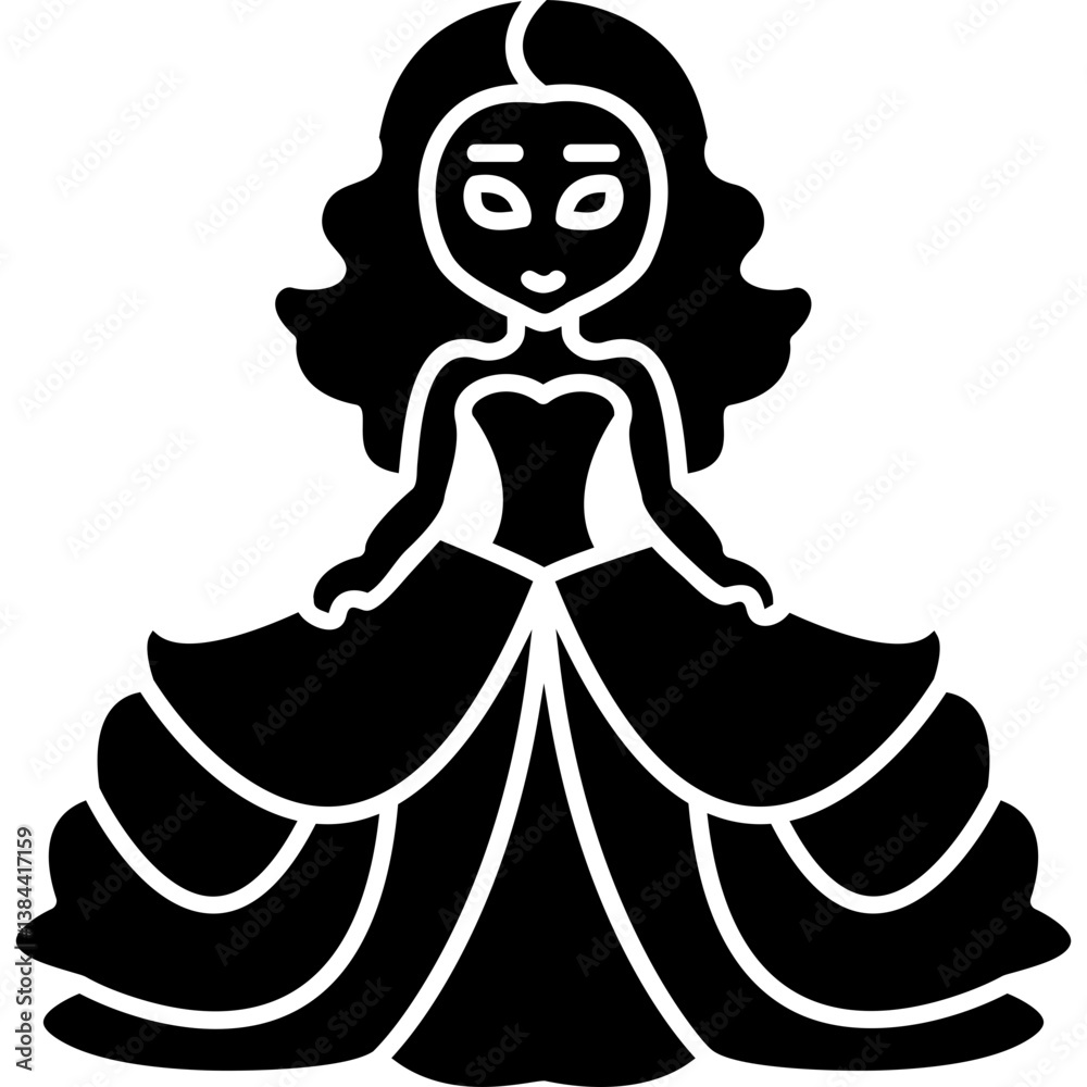 Fototapeta premium Princess Icon