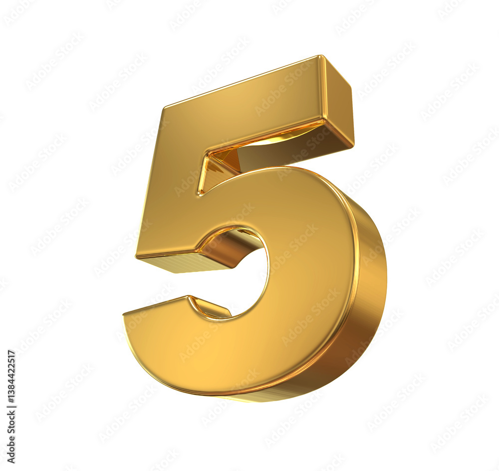 Gold Number 5 Gold Number 5