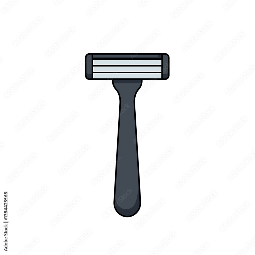 Razor with a sleek design for grooming purposes Razor with a sleek design for grooming purposes