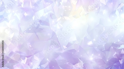 An abstract illustration featuring geometric shapes with soft lighting effects